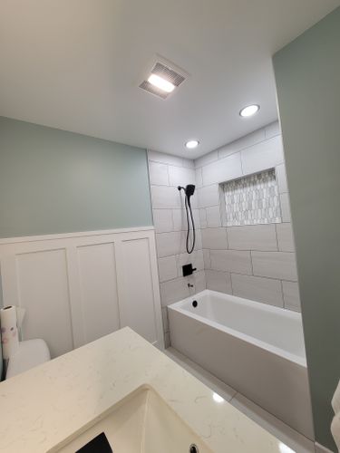 Ceramic Tile Installation for DLN Home Remodeling in Peru, IL