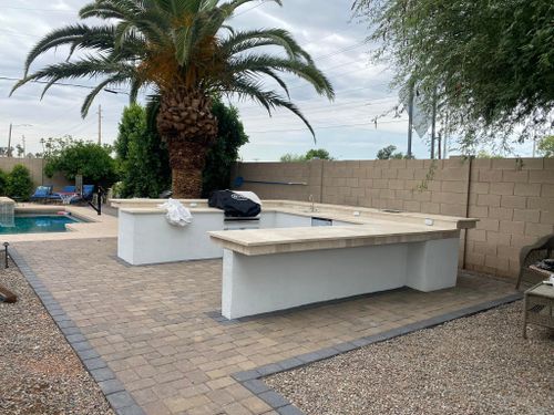 Outdoor Kitchen Construction for Kanelo's Hardscape and Landscape Services in Buckeye, AZ