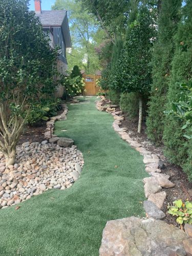 Artificial turf for Hydrologic Designs LLC in Rogers, AR