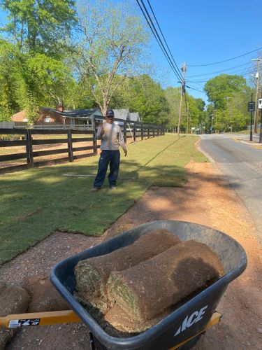 Mulch & Pinestraw Beds for Castillo’s Lawn Care in Monroe, GA