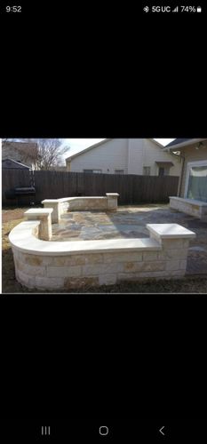 Stonework for Martin's Masonry & Landscaping in Leander, TX