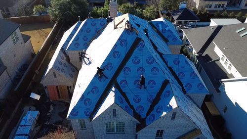 Installs for Major League Roofing in Frisco, TX