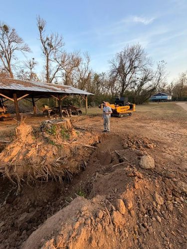 Stump Excavation for Dozier Stump Grinding in Augusta, GA