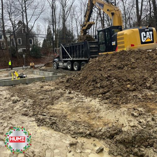 Septic System Installation for Hume Excavation in North Hampton, NH