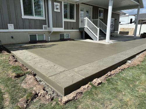 Concrete Slab Construction for Paskco LLC in Tremonton, UT