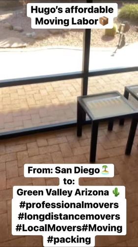  for Hugo’s Affordable Moving Labor in San Diego, CA