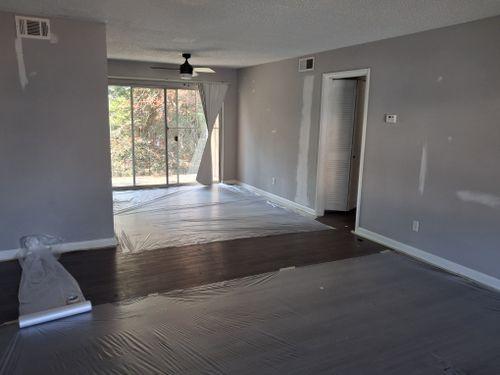 Interior Painting for Raw Paintings, Sheetrock Repairs and Cleaning in Columbia, SC