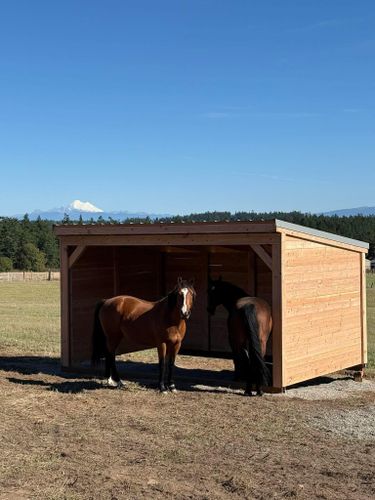 Shelters for Oats Equestrian Fencing LLC in Arlington, WA