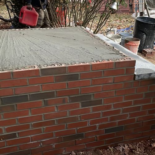 Brickwork for Santos Masonry in Fall River, MA