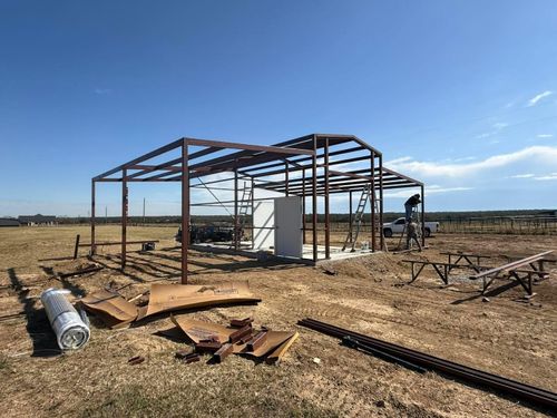 Metal Building Construction for JG Welding & Construction Services in Weatherford, TX