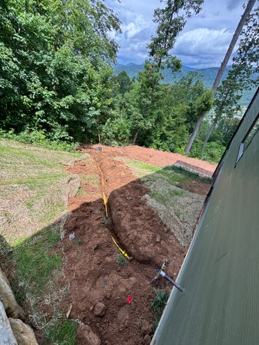 Main Waterline Instillation and Repair for Brooky Plumbing in Hendersonville, NC