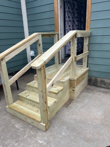 Decks & Handicap Ramps for BAKER Carpentry in Joshua, TX