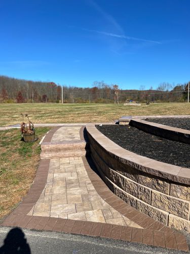 Retaining Wall Construction for Disessa in Wantage, NJ