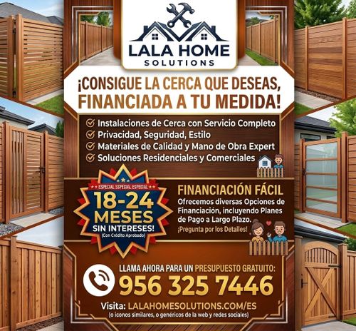 Fencing for Lala Home Solutions in San Juan, TX