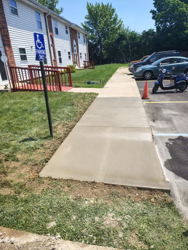 Concrete Installation for W.A. Concrete & Home Projects in Richmond, IN