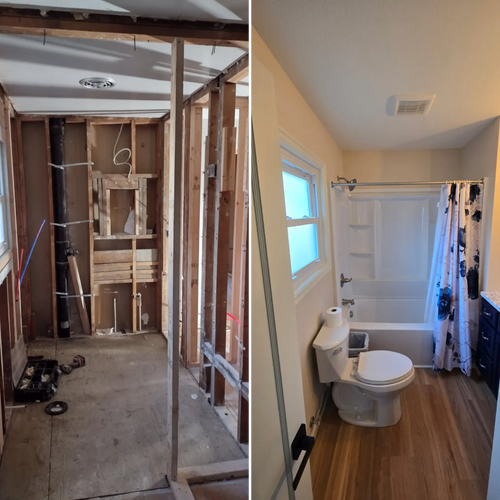 Bathroom Renovation for Bisila Construction in Vancouver, WA