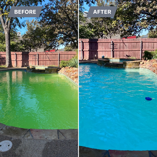 Green to Clean for Pool Serv Pro in Addison, TX