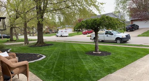 Mowing for Ashton Landscaping Co. in Springfield, Illinois