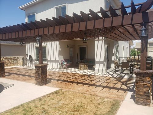 Patio Design & Construction for ADM Landscaping & Irrigation LLC in El Paso,  TX