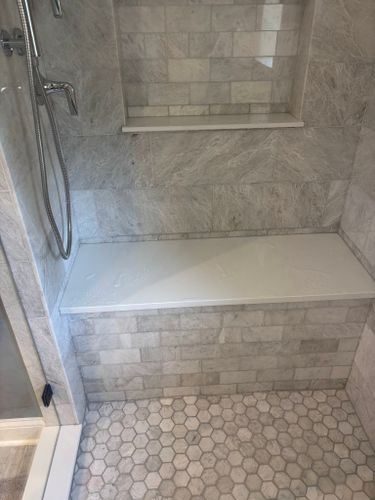 Bathroom Renovation for Linsfort Construction in Villa Park, IL