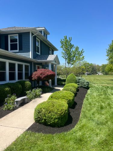 Mulch Installation for Elevate Landscape & Hardscape in West Jefferson, OH