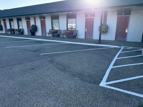 Line Striping for Midwest Line Striping LLC in Spirit Lake, IA