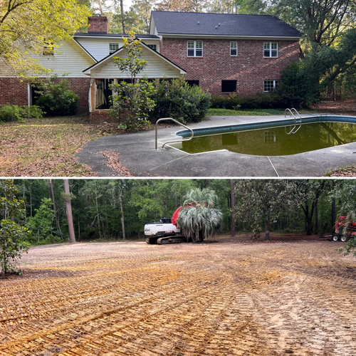 Land and Lot Clearing for Coursey Construction in Metter, GA