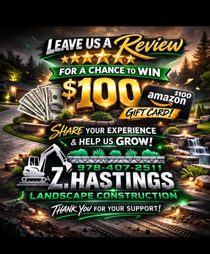 Landscape Installation for Z. Hastings Landscape Construction in Templeton, MA