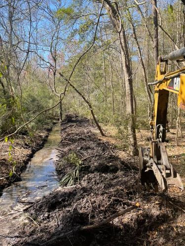 Trenching for Davis Contracting & Site Work in Adams Run, SC