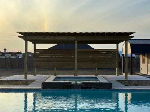 Custom Pergolas for Keen Decorative Concrete in Corpus Christi, TX