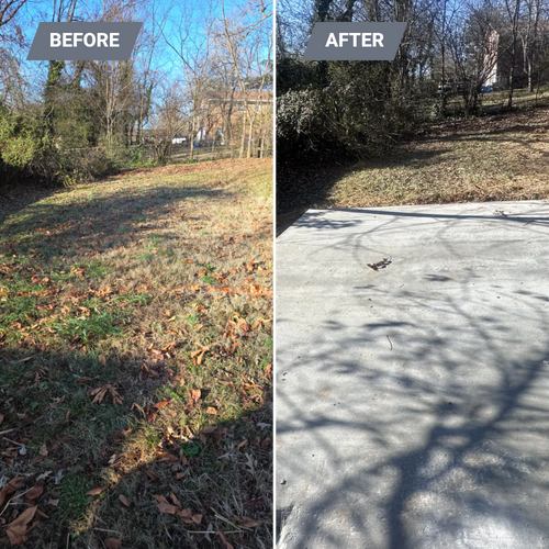 Concrete Slab Construction for AXC LLC in Knoxville, TN