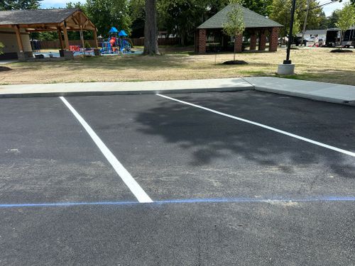 Parking Lot Striping for Ronnies Line Striping in Kenton, OH