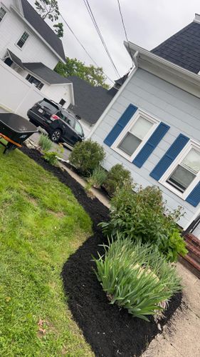 Landscape Installation for G&M Property Service in Attleboro, MA