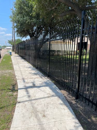 Iron Fencing for Kingdom Fence in Houston, TX