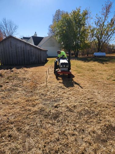 Tilling for Precision Excavating and Septic in Madrid, IA
