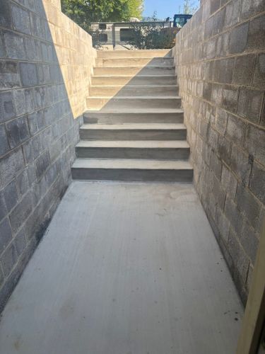 Concrete Slab Construction for Out of the Blue Concrete in Cocke County, TN