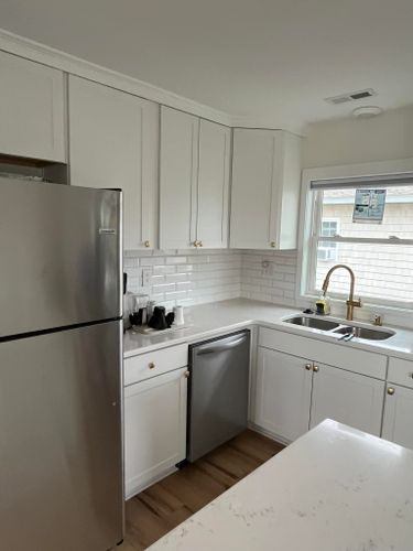 Kitchen and Cabinet Refinishing for Sensible Solution Painting and Drywall in Wilmington, NC