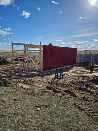 Pole Barn Construction for Blue Mountain Construction in Roundup, MT