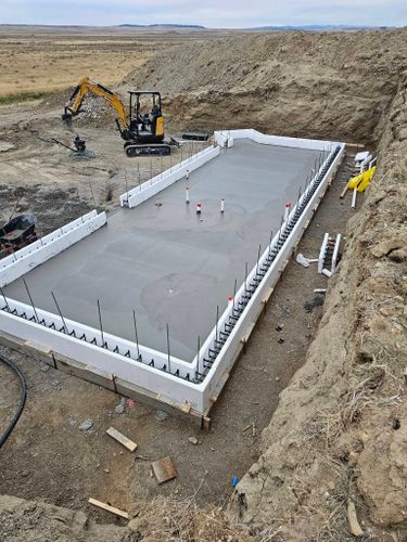 Excavation and new septic systems for Blue Mountain Construction in Roundup, MT