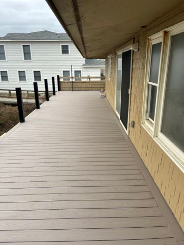 Deck & Patio Installation for Salt Side Construction in The Outer Banks, NC