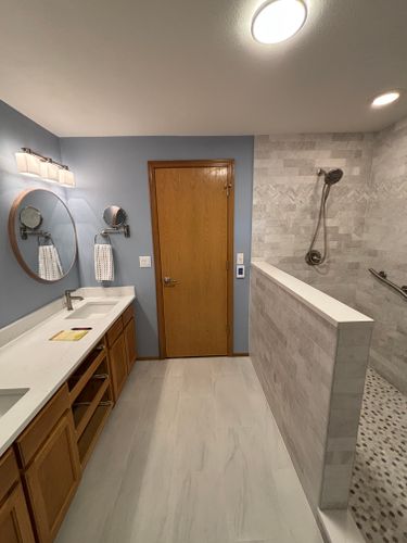 Bathroom Renovation for P Martin Construction LLC in Snohomish, WA
