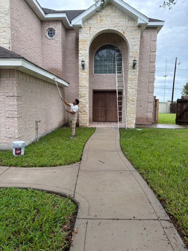 Exterior painting for Superior Painting and Metal Solutions in McAllen, TX