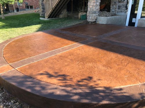 Patio Design & Installation for B&M Concrete LLC in Longmont, CO