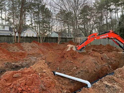 Grading & Drainage for Adams Landscape Management Group LLC. in Loganville, GA