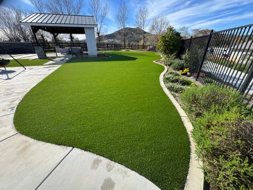 Artificial Turf Installation for Aidan Jade Landscaping in Riverside County, CA