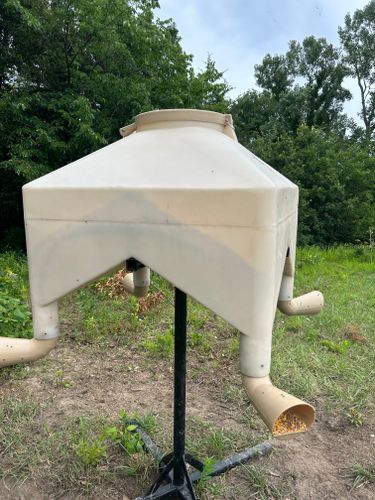 Feeder Maintenance for Two Young Bucks in Leon, IA