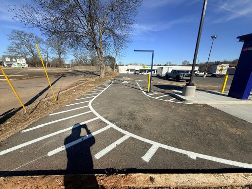 Asphalt Maintenance for Straight Line Striping in Little Rock, AR