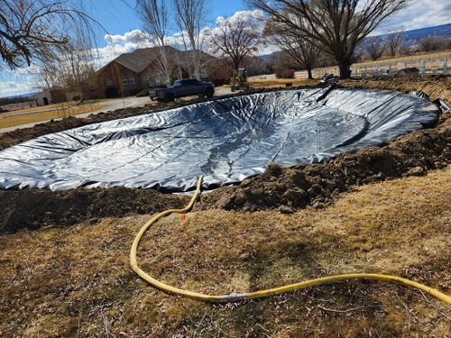 Pond Construction for Double T Excavation And Services, LLC in Grand Junction, CO