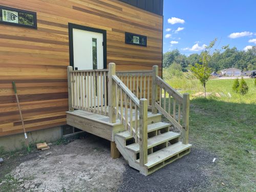 Deck Construction for McKenna General Contracting in Readfield, ME