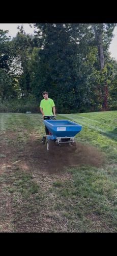 Overseeding for Navedo’s Lawn Care in Putnam, CT